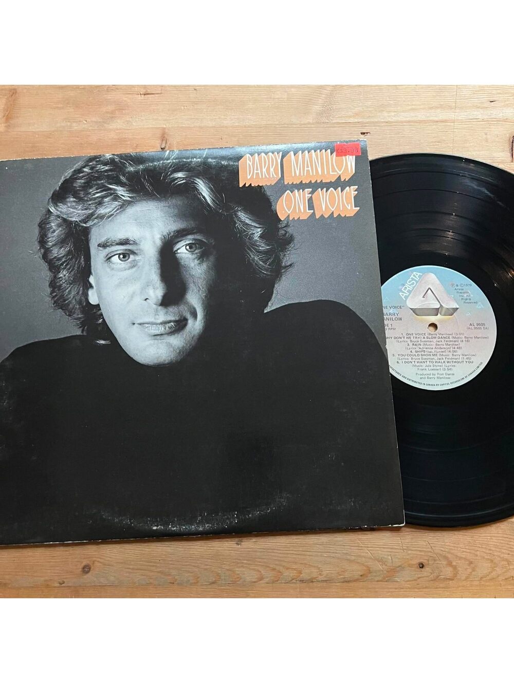 Barry Manilow - One Voice 33rpm VG+ VR23